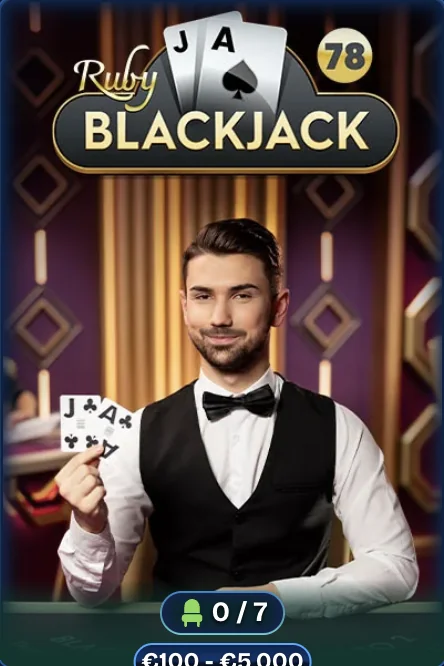 Dudespin Casino: Blackjack 78 - Ruby
