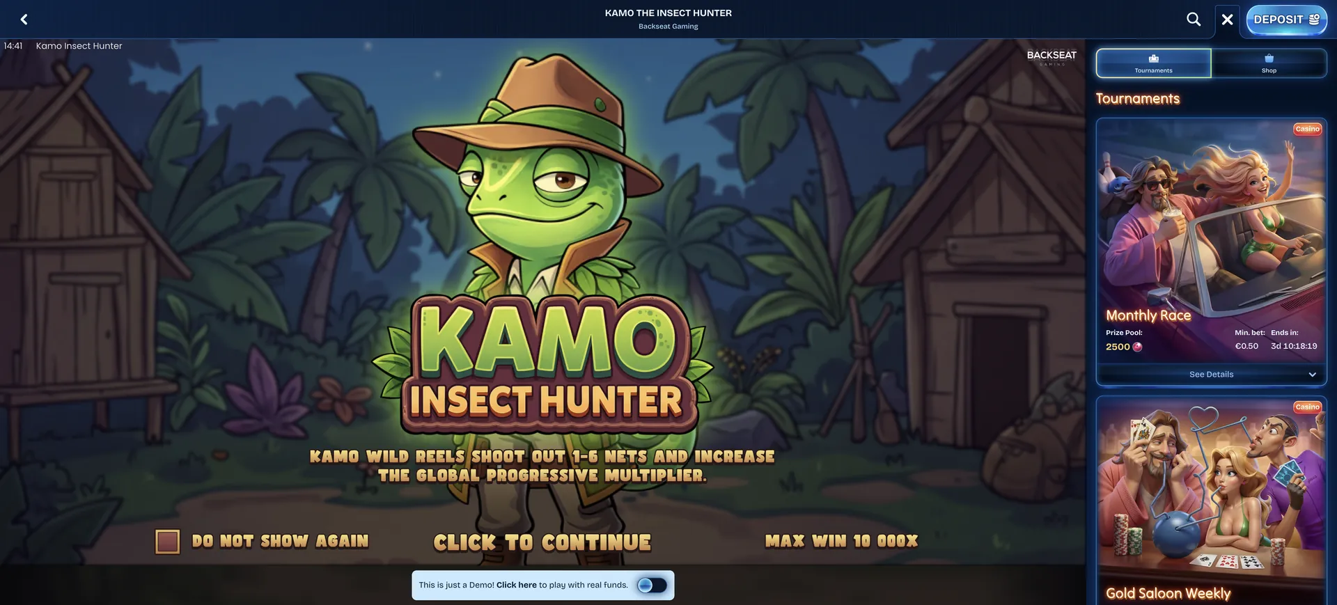 Kamo The Insect Hunter Dudespin Casino Bonus: Kamo The Insect Hunter