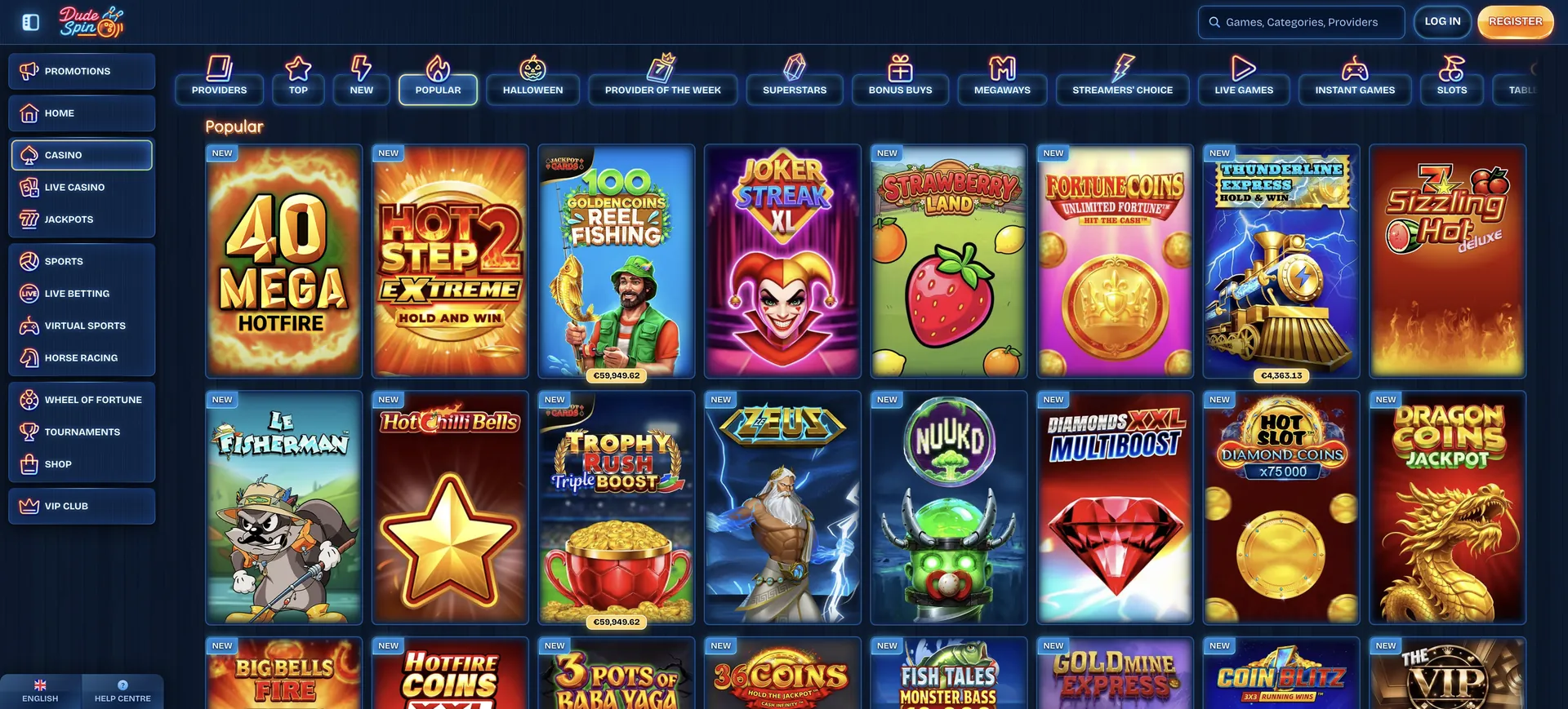 Popular Dudespin Casino Withdrawal: Popular