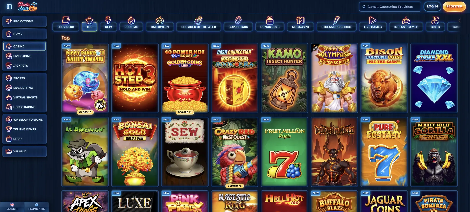 Dudespin Casino No Deposit Bonus: Top